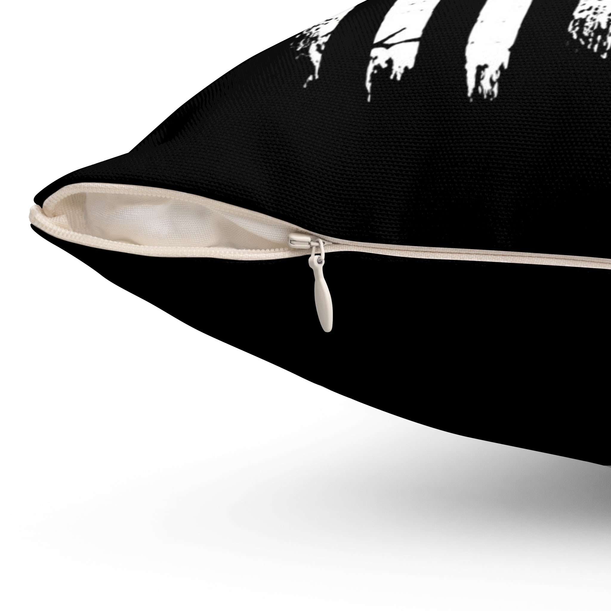 Freedom Throw Pillow – Minimalist Black and White Patriotic Cushion for Christian, Faith-Based Home Decor