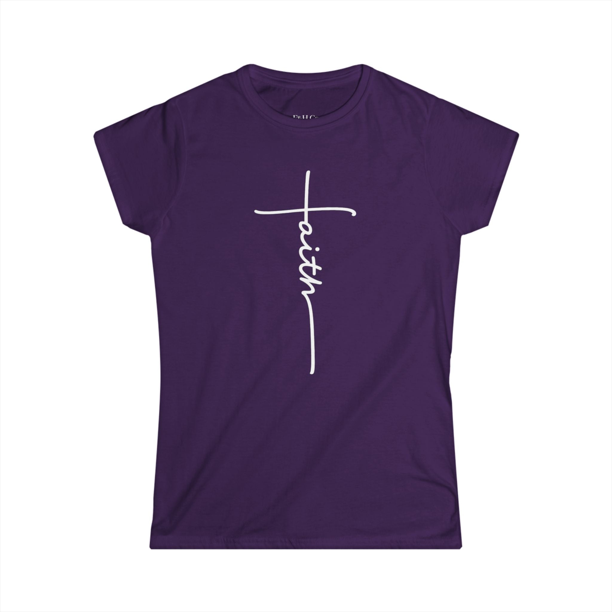 Faith Cross T-Shirt for Women – Inspirational Christian Graphic Tee | Faith and Home Co.