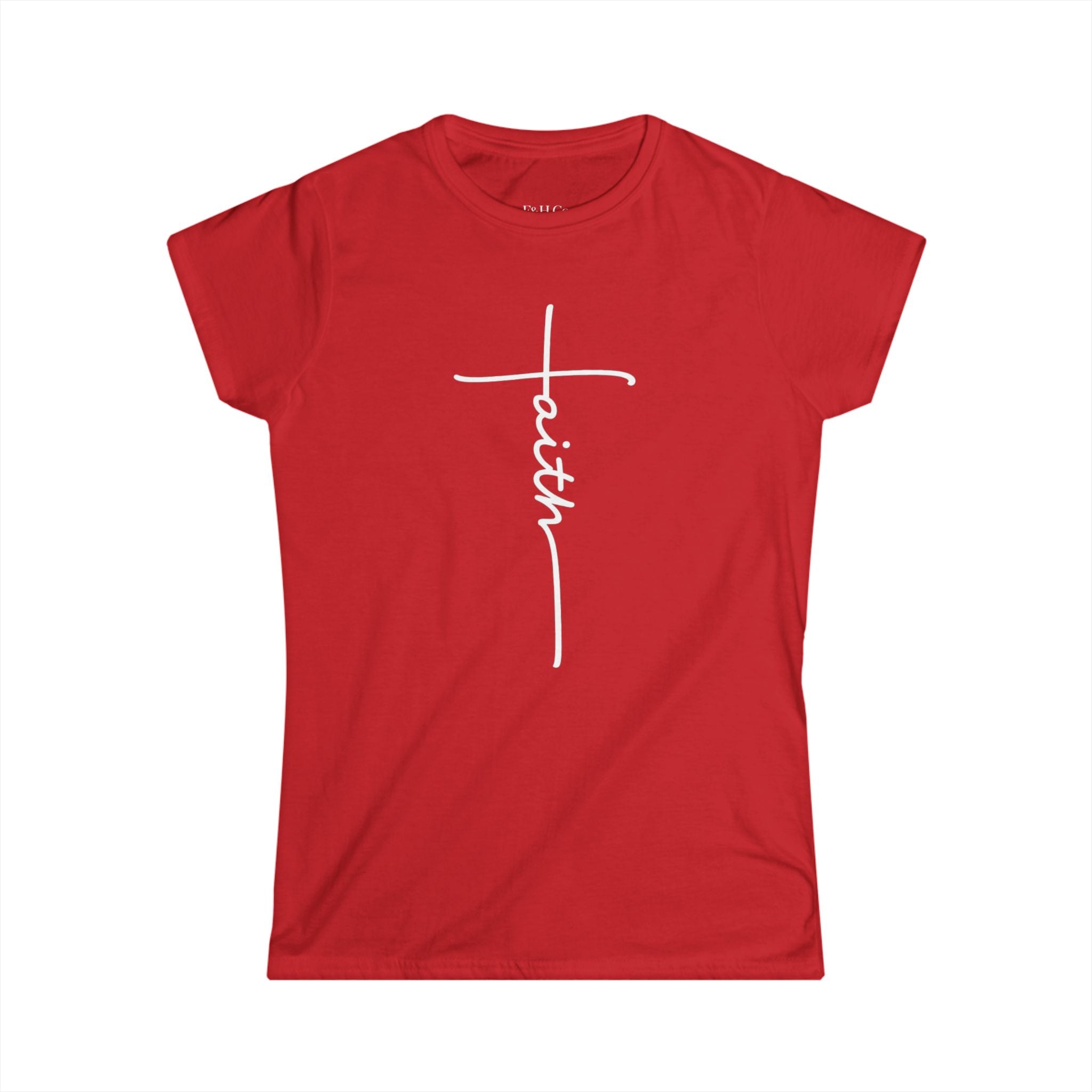 Faith Cross T-Shirt for Women – Inspirational Christian Graphic Tee | Faith and Home Co.