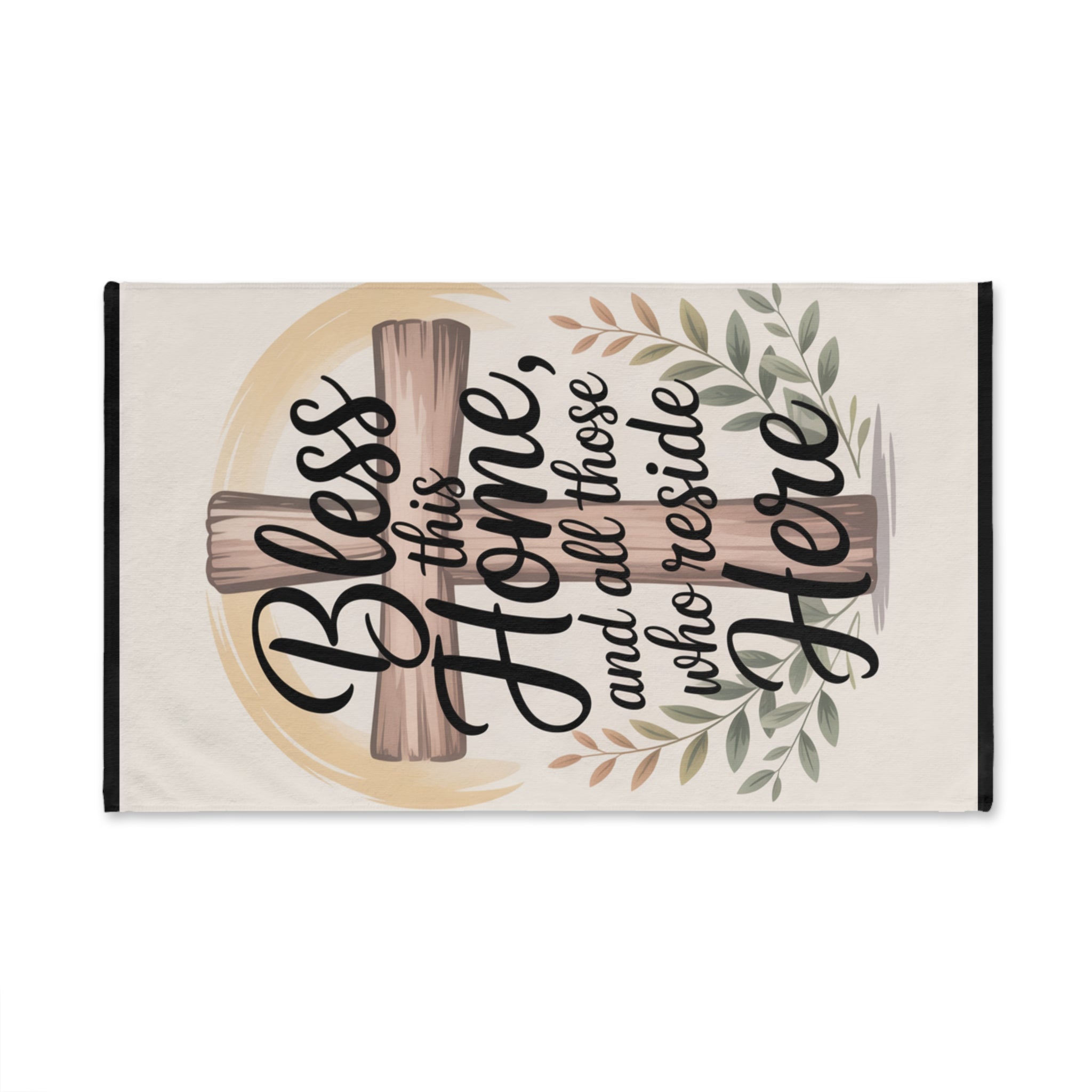 “Bless This Home” Christian Hand Towel – Faith-Inspired Kitchen & Bathroom Décor | Faith & Home Co.