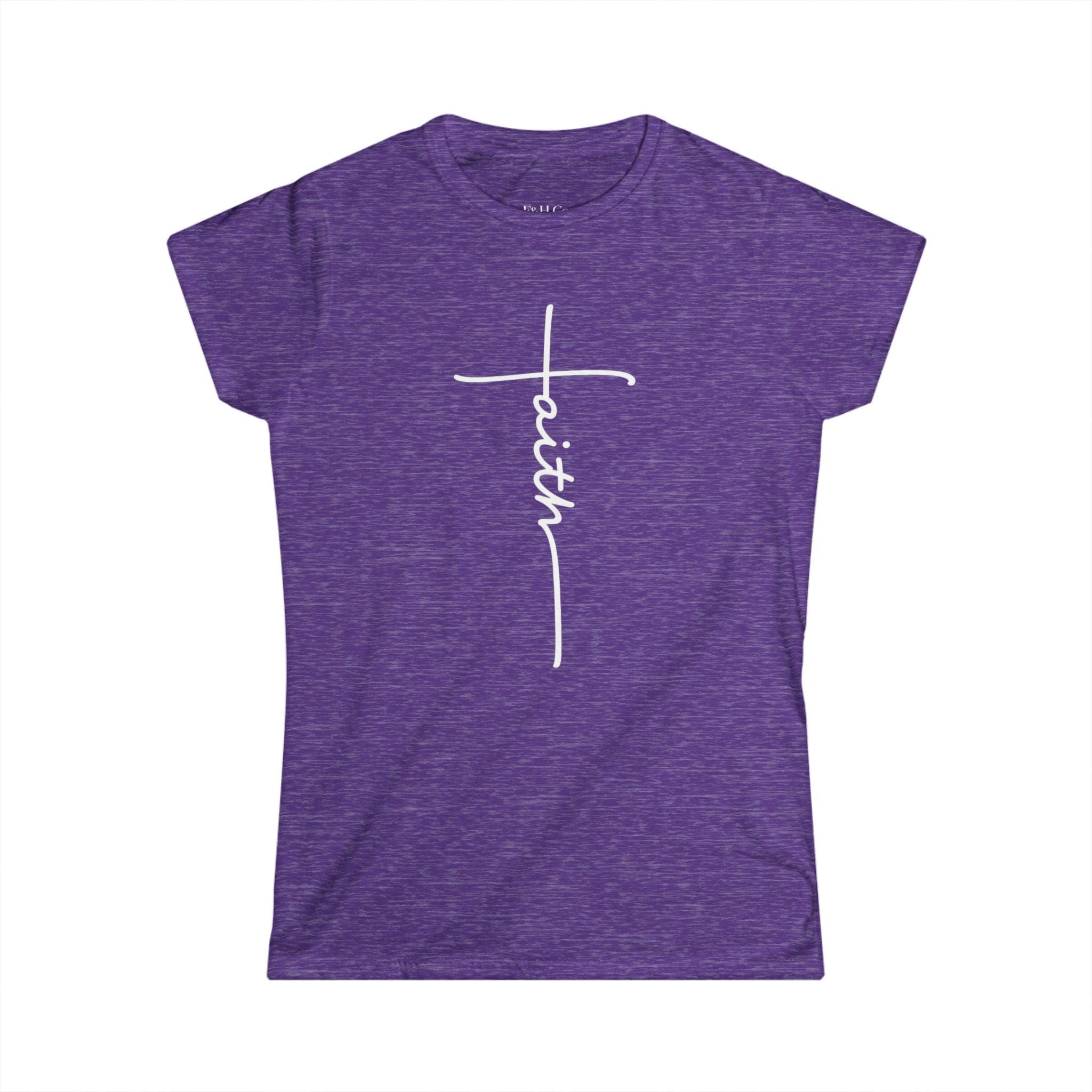 Faith Cross T-Shirt for Women – Inspirational Christian Graphic Tee | Faith and Home Co.