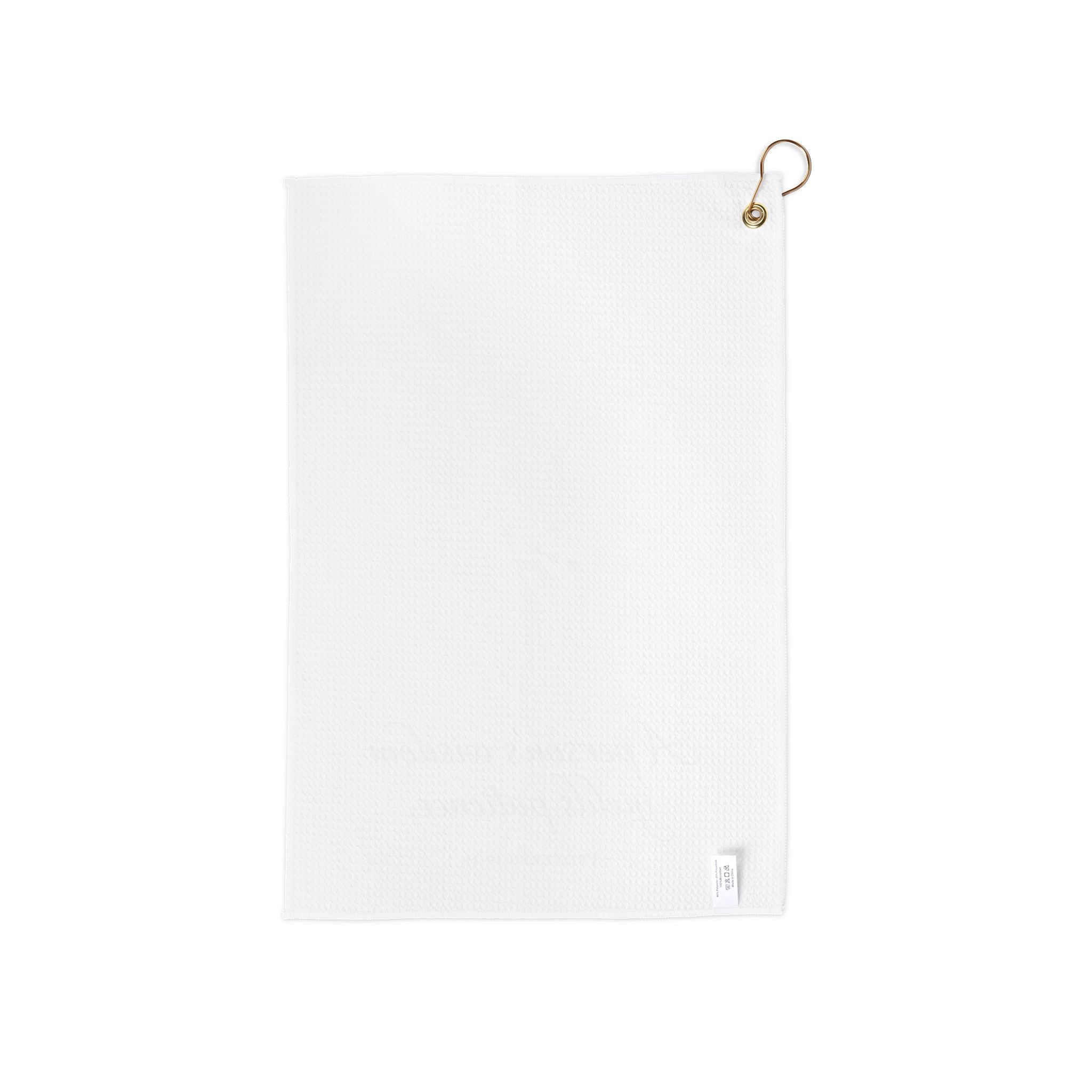 “A Person’s Wisdom Yields Patience” Inspirational Golf Towel with Clip