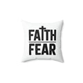 Faith Over Fear Christian Throw Pillow – Inspirational Faith-Based Home Décor | Faith & Home Co.