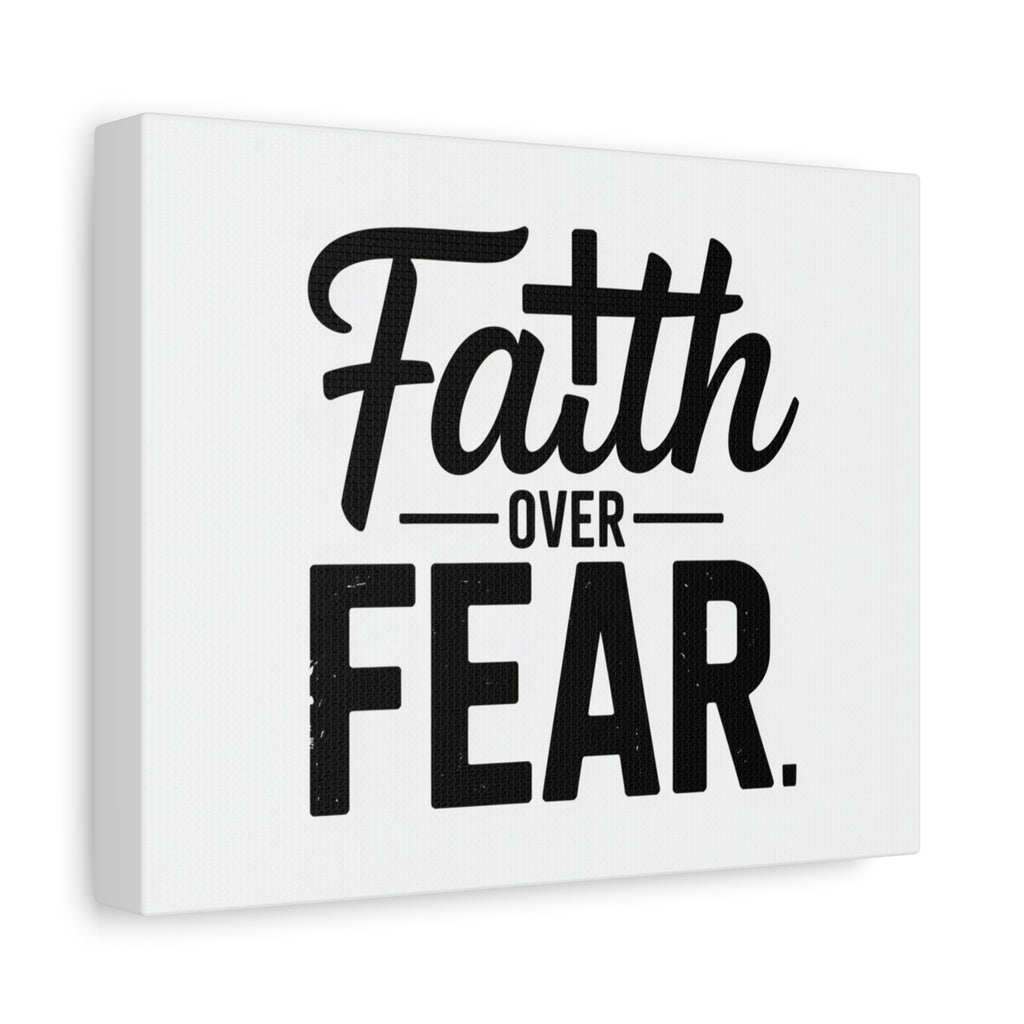 Faith Over Fear Matte Canvas Wall Art