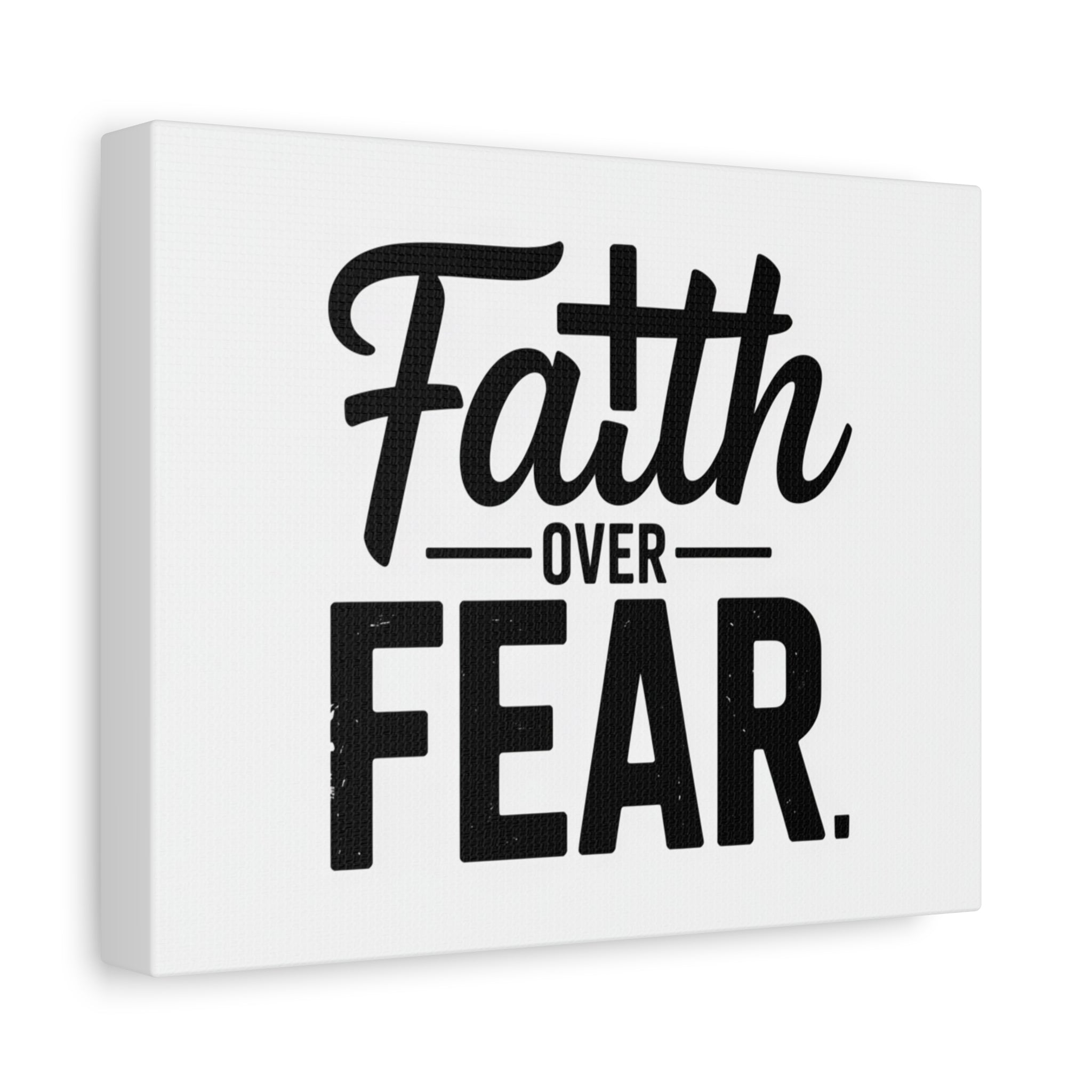 Faith Over Fear Matte Canvas Wall Art