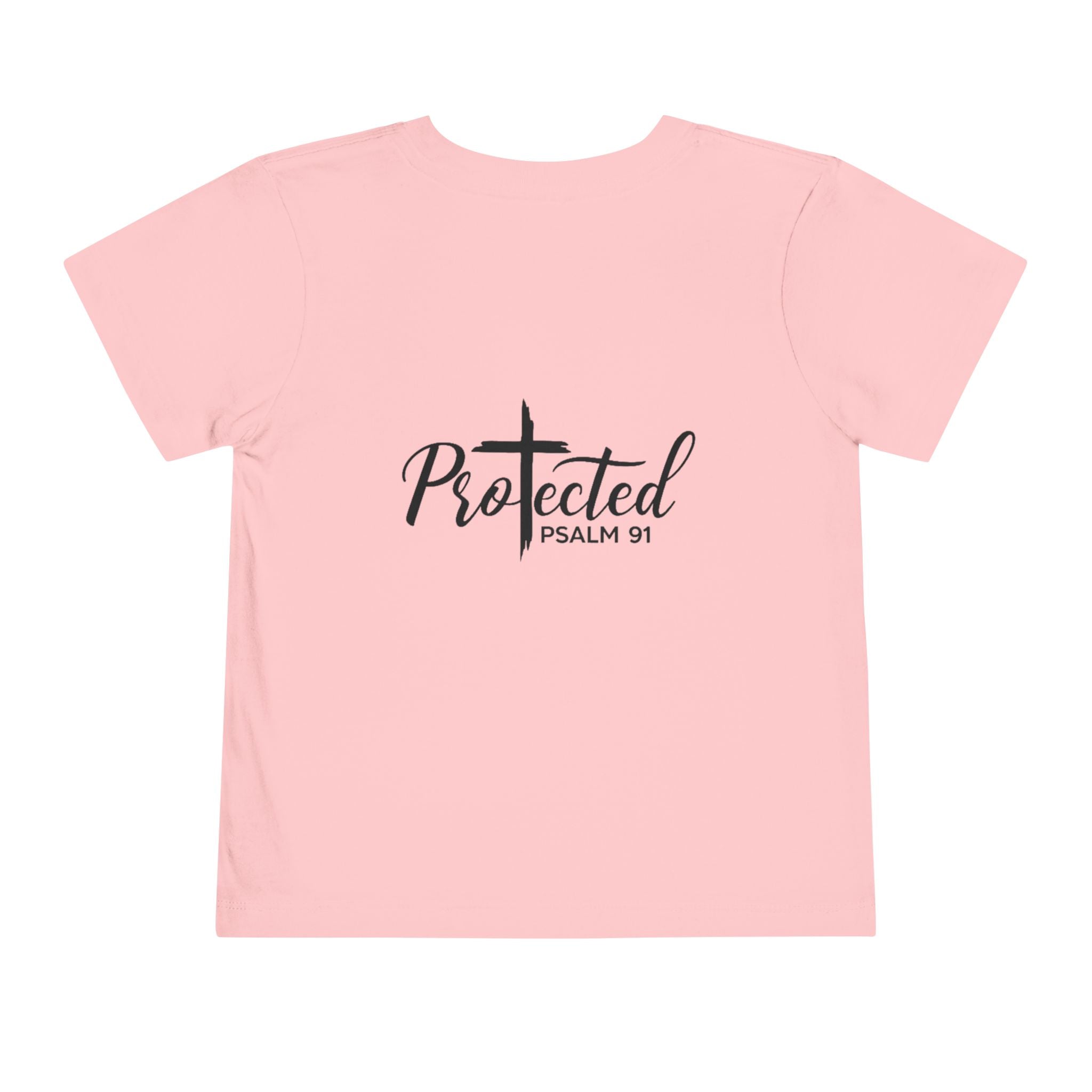 Toddler Christian T-Shirt “Faith Over Fear” – Inspirational Faith-Based Tee for Boys & Girls