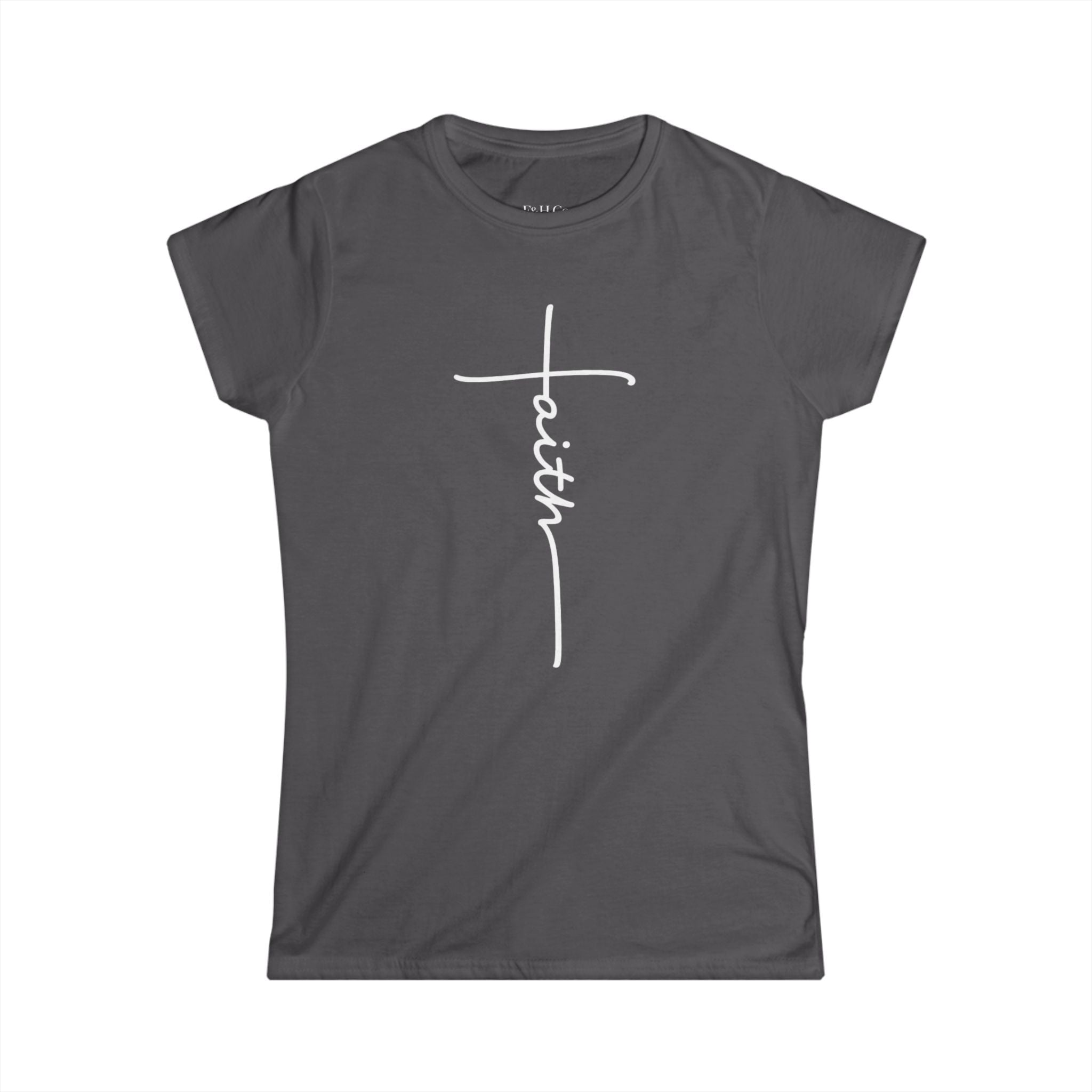 Faith Cross T-Shirt for Women – Inspirational Christian Graphic Tee | Faith and Home Co.