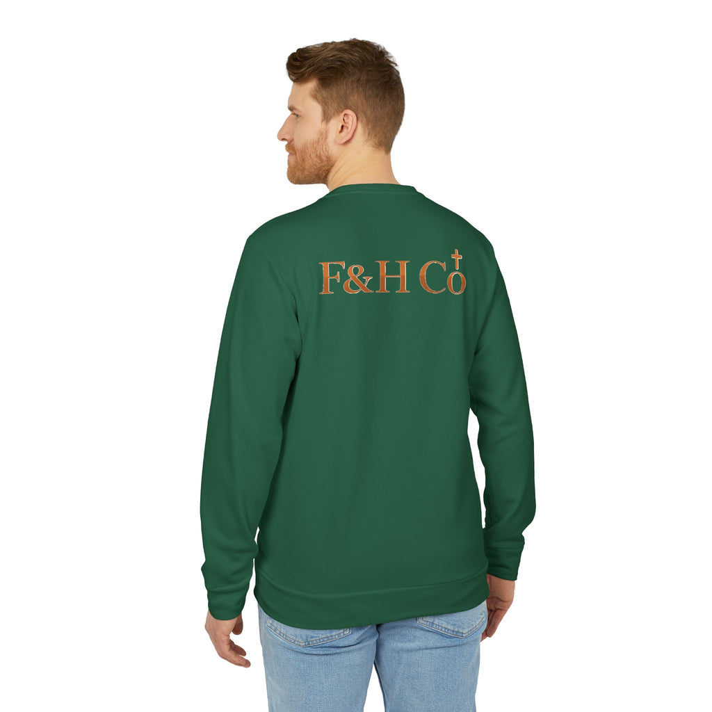 Christian Sweatshirt “Stronger Than the Storm” – Faith-Based Inspirational Crewneck Pullover | Cozy Christian Apparel