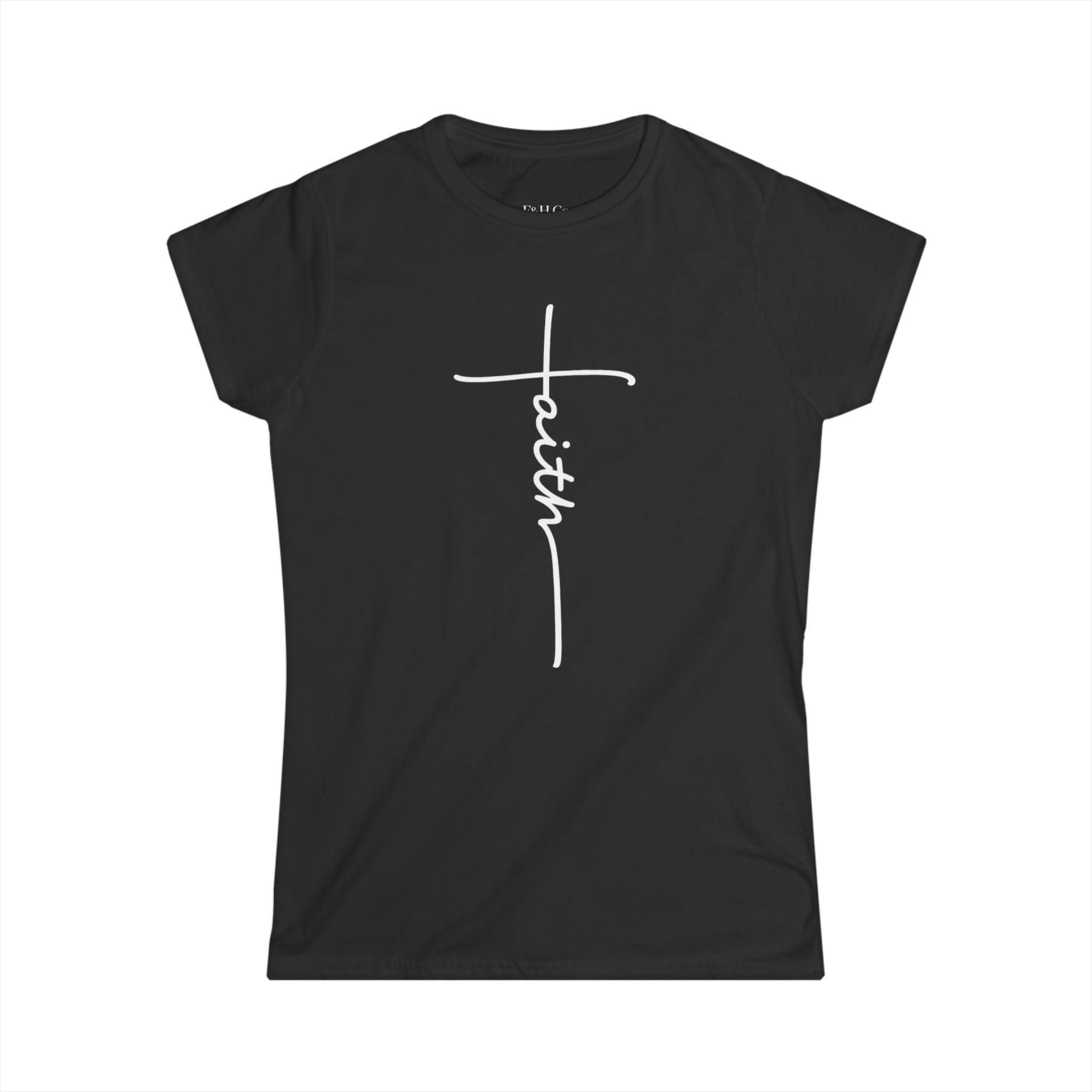 Faith Cross T-Shirt for Women – Inspirational Christian Graphic Tee | Faith and Home Co.