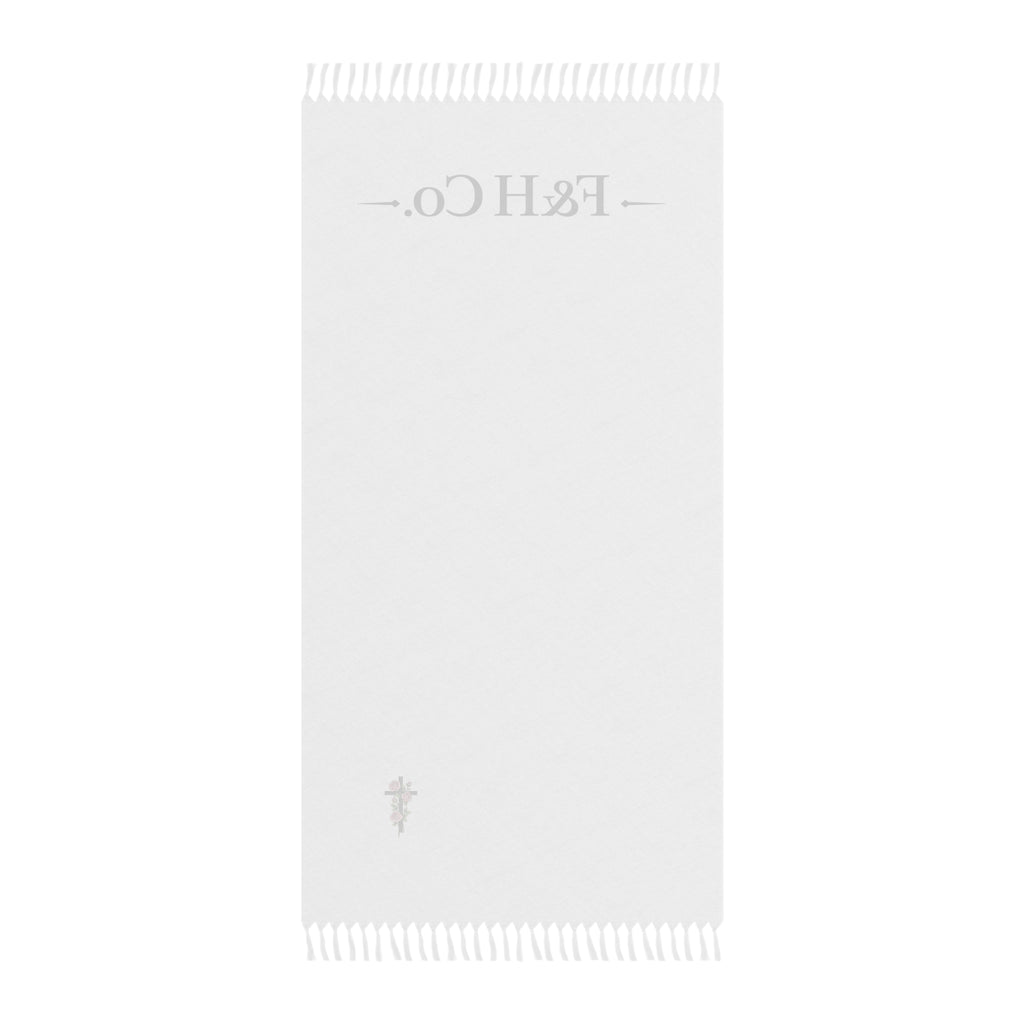 Faith & Home Co Beach Towel | Minimalist Christian Beach Towel | Faith-Inspired Summer Towel | Neutral Coastal Decor