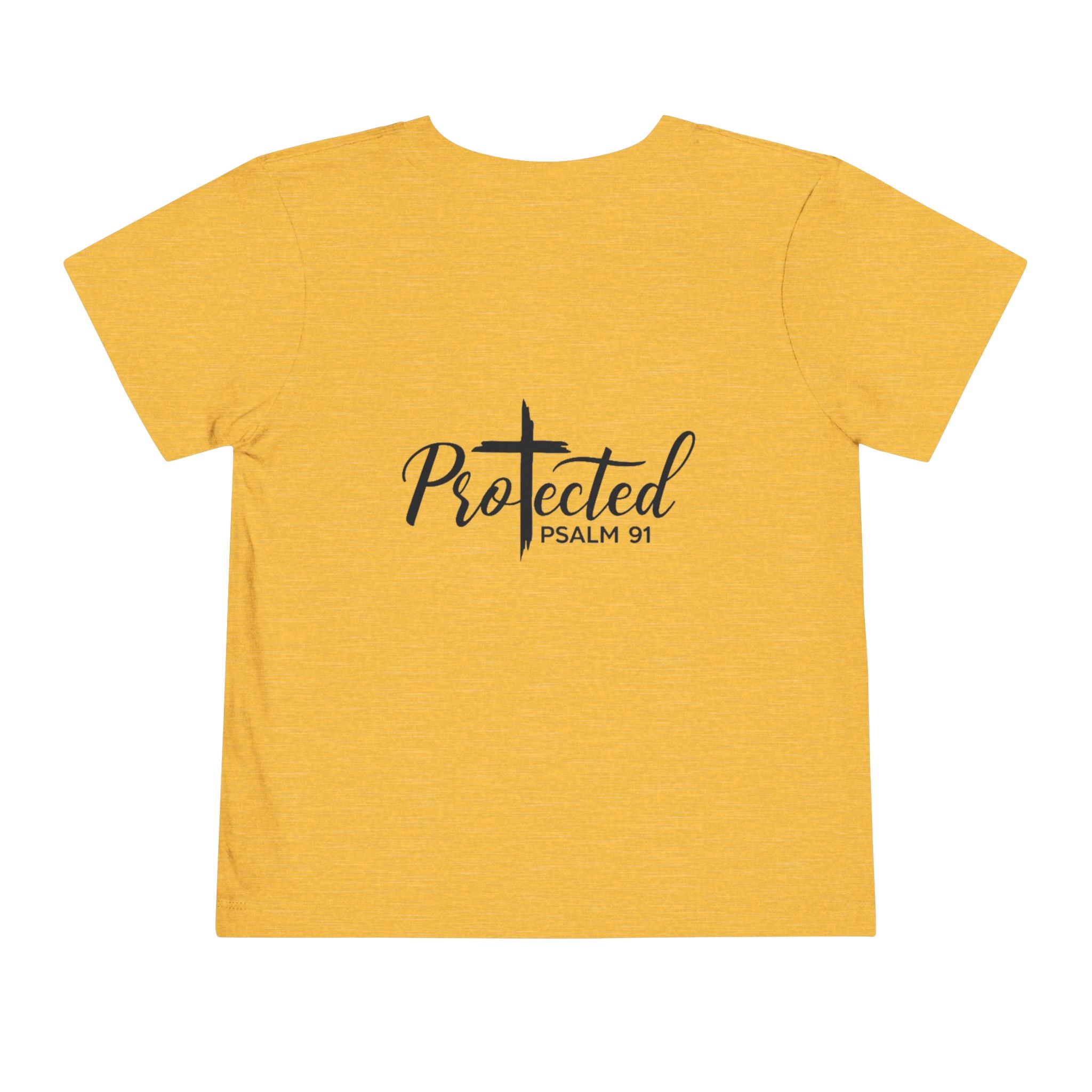 Toddler Christian T-Shirt “Faith Over Fear” – Inspirational Faith-Based Tee for Boys & Girls